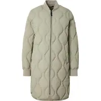 Superdry for woman. W5012193A Long Onion Quilt Liner khaki jacket (XXS), Casual, Green, Recycled nylon