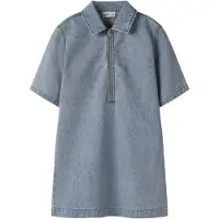 Name It Kids Kjole - NkfRain - Denim - Spesial Blue Grey Denim - - 6 år (116) - Kjole