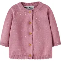 Name it Cardigan - Strikk - NbfLadot - Syrin/Lotus - - 68 - Cardigan