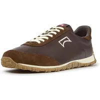 Camper for man. K101097-006 Drift Walk brown leather sneakers (45), Flat, Laces, Casual
