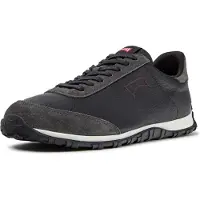 Camper for man. K101097-009 Drift Walk black leather sneakers (39), Flat, Laces, Casual