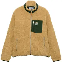 Superdry for man. M2014575A Mountain Full beige fleece (XXL), Casual, Polyester, Outdoor