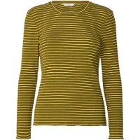 Selected Anna Stripe Langarmet T-skjorte