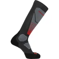Salomon S/Pro, Skisokker, Anthracite/Medium Grey/Fiery Red
