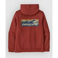 Patagonia Boardshort Logo Uprisal Hettegenser rød