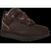 Ugg for woman. 1144032 Dark brown Lowmel Leather Sneakers (37), Flat, Split Leather, Laces, Casual