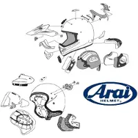 Arai X System Hakeventilasjon
