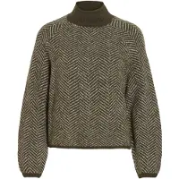 Vila Lory Knit Genser Med Høy Hals