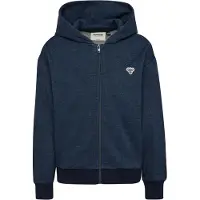 Hummel Cardigan - HmlJR - Loose - Dress Blues - - 5-6 år (110-116) - Cardigan