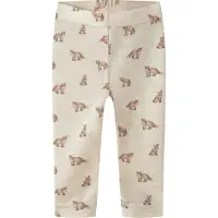Lil´ Atelier Lil' Atelier Leggings - Ull/Modal - Slim - Noos - NbmNalu - Skil - - 62 - Leggings