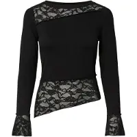 Pieces Pcaugusta Blondedetalj Langermet Topp