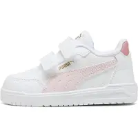 Puma Shuffle Downtown Sneakers Toddlers, Shoes, White/Powder Pink, 21