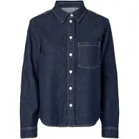 Pieces Pcsilke Denimskjorte