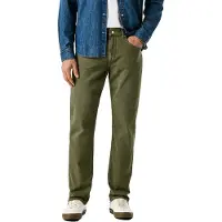 Pepe Jeans for man. PM20839580VB Green Straight Cash Jeans (33/32), Casual, Cotton