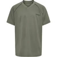 Hummel T-skjorte - HmlJR Active - Castor Grå - - 4 år (104) - T-skjorte