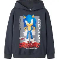 Name it Hettegenser - NkmAlfe - Sonic - Ombre Blue - - 11-12 år (146-152) - Hettegenser