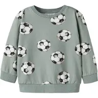Name it Collegegenser - NmmLouie - Green Miljø - - 3 år (98) - Collegegenser