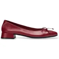 Wonders for woman. B-9701_4387_7842 Evow 01 Red Leather Ballet Flats (39), 1 to 3 cm, None, Casual