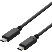 Deltaco USB-C til USB-C-kabel, 480 Mbit/s, 3A, 2m, svart