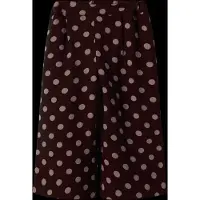 Name It Mini Bukser - Muslin - NmfNina - Bred - Chocolate Plum - - 3 år (98) - Bukser - bomull