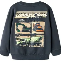 Name it Collegegenser - NmmNayel - Ombre Blue - - 4 år (104) - Collegegenser