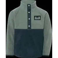 Didriksons Fleecegenser - Monte - Dark Mose - - 140 - Fleecejakke