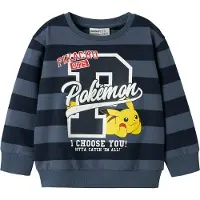 Name it Collegegenser - NmmJosef - Pokémon - Vintage Indigo - - 3 år (98) - Collegegenser