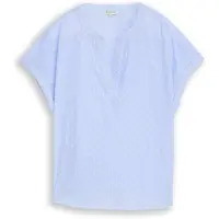 Tom Tailor 1052107 Kort Ermet Bluse