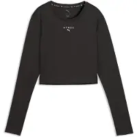 Puma x HYROX PWRMODE Cropped Long Sleeve Tee Women, Clothing, Black, M