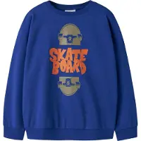 Name it Collegegenser - NkmVildar - Surf nettet/Skateboard - - 11-12 år (146-152) - Collegegenser