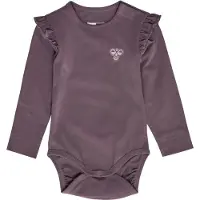 Hummel Body I/e - HmlMini Frill - Black Plum - - 68 - Langermet Body