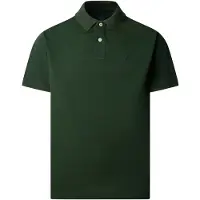 Hackett for man. HM5600241 Green Logo Polo (L), Casual, Cotton, Short sleeve