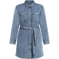 Calvin Klein Jeans Lv047h902g Langarmet Kort Kjole