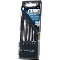 Blue Master 4-5-6-8 Mm Borsett 4 Stykker
