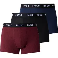HUGO 50532613 Red Boxers 3 Enheter