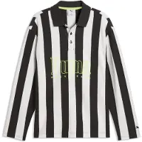 Puma Memory Lane Referee Rugby Polo Men, Clothing, Lime Squeeze/White, M