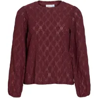 Vila Viasta Round Neck Langermet Topp