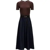 Salsa Jeans 21011543 Kjole Med Lange Ermer