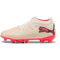 Puma FUTURE 9 PRO FG/AG Football Boots Youth, Shoes, Sugared Almond/White/Ultra Red, 35.5