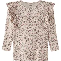Name it Genser - NmfLianna - Antique White m. Volanger - - 2 år (92) - Genser