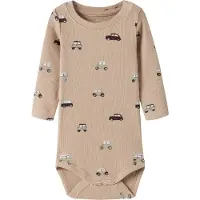 Name it Body I/e - Rib/Modal - NbmOttomansk - Sesam - - 74 - Langermet Body