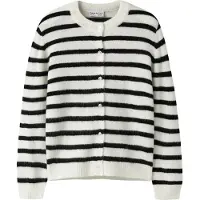Name It Kids Genser - Strikk - NkfNerina - Antique White/Black - - 11-12 år (146-152) - Genser