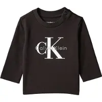 Calvin Klein Jeans Genser - Monolog - Svart m. Logo - - 74 - Genser