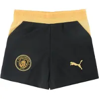 Puma Fotballshorts - Manchester City Borte - Svart/Flaxen - - 12 år (152) - Shorts