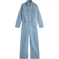 Levi's for woman. 0088J-0001 Blue monkey jumpsuit (S), Casual, Cotton, Denim, Long sleeve