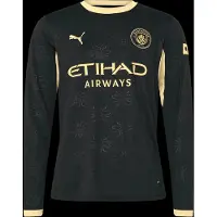 Puma Manchester City 26/27 Away Long Sleeve Jersey Men, Clothing, Black/Flaxen, XL