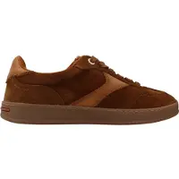 Carmela for woman. 16437201-CAMEL Light brown leather sneakers 164372 (39), Flat, Suede, Laces, Casual