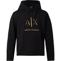 Armani Exchange for man. XM003876AF20150UC001 Black stretch cotton sweatshirt (S), Casual, Long sleeve