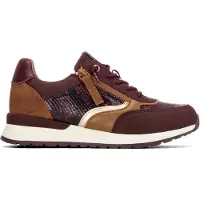 Refresh for woman. 17610901-BURDEOS Maroon sneakers 176109 (37), Flat, Zip, Casual