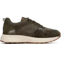 Refresh for woman. 17626804-KAKI Green sneakers 176268 (37), Flat, Laces, Casual
